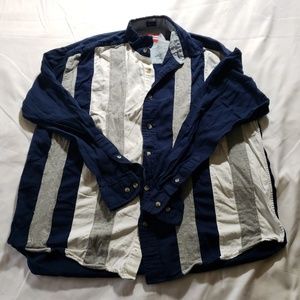 Charriol Nautical 90s Vtg Cut Sew‎ Shirt